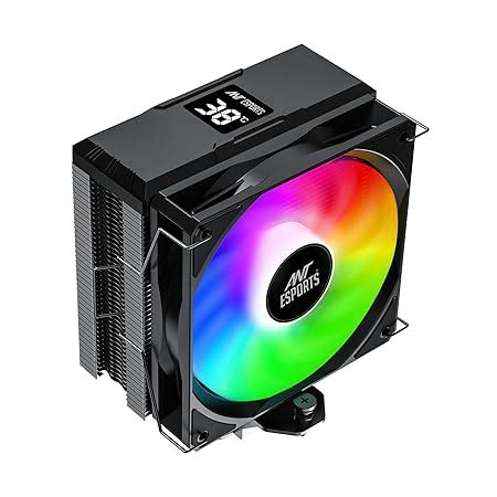 Ant Esports ICE- C612 Digital CPU Cooler/CPU Fan with LED Temperature ...