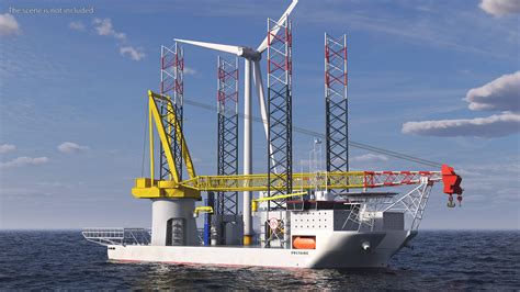 3D Voltaire Jack Up Vessels Offshore Wind Farm Installation | 3D Molier ...