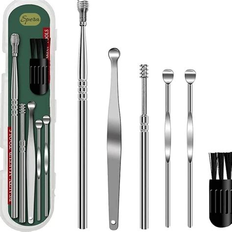 Buy Spera Ear Cleaner Reusable Ear Wax Cleaner Tool Set Spiral Ear ...