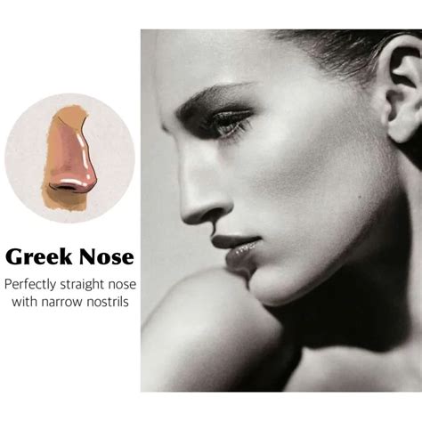 Greek Nose Shape Women Popular & Ideal Nose Shapes: Identifying Yours