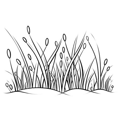 Outline Of Grass