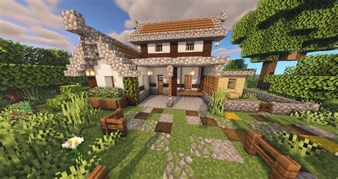 Image result for Minecraft Farm House Tutorial Step by Step