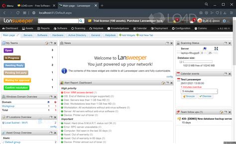 Image result for Lansweeper Web Server Erreur Common Problems