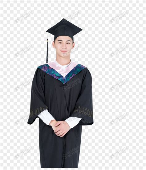 儿童学生穿学士服拍毕业照高清图片下载-正版图片500925920-摄图网