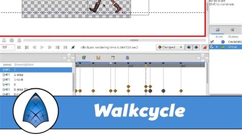 Synfig Walk Tutorial 的图像结果