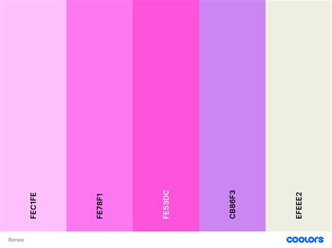Renee - Pink and Purple Color Palette