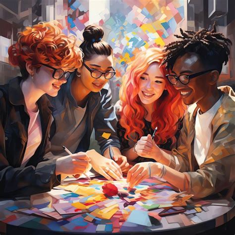 Group Work Drawing 的图像结果