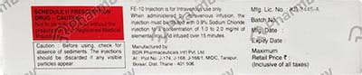 Fe 10 20 MG/ML Injection (5): Uses, Side Effects, Price & Dosage ...