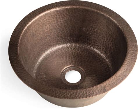 Monarch Abode 17096 Pure Copper Hand Hammered Essex Dual Mount Sink (12 inches): Amazon.ca ...