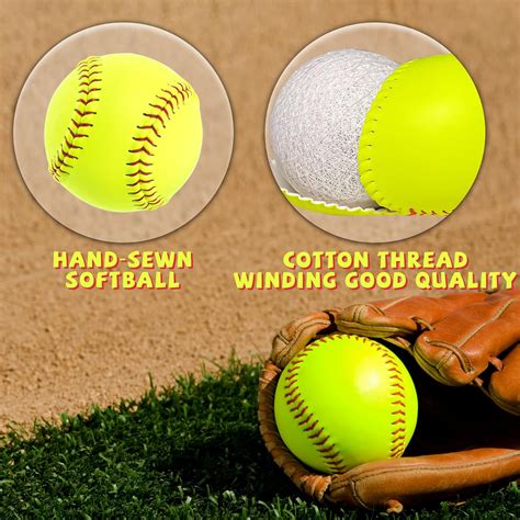 HANKLENSS Sports Practice Softballs - 12-Inch Official Size India | Ubuy