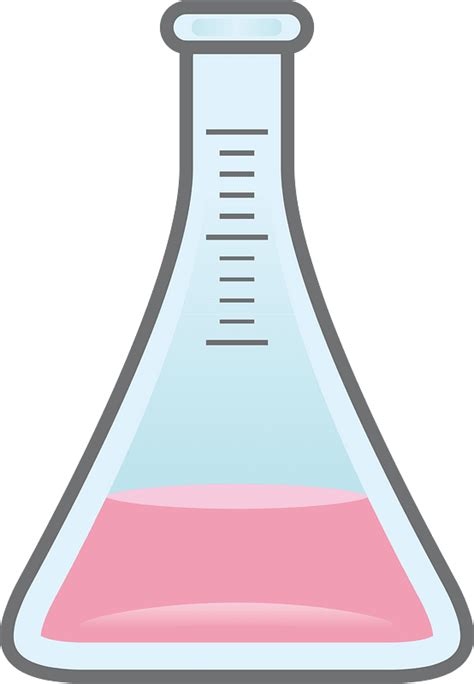 Erlenmeyer flask - Free vector clipart images on creazilla.com