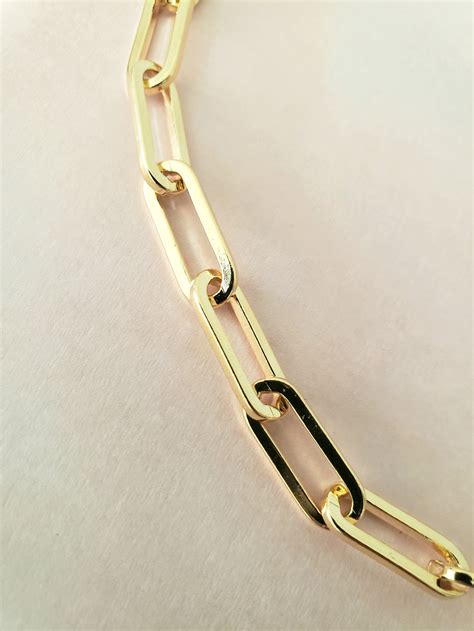 Gold Paperclip Necklace With Pendant at Tyler Mcintyre blog