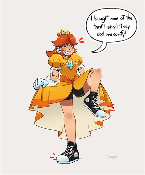 princess daisy (mario) drawn by thegreyzen | Danbooru