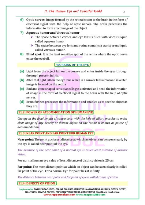 Class 10 Science Chapter 11 Topic Eyes 的图像结果