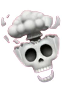 Image result for Skeleton Exploding Emoji