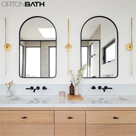 Double Arch Frameless Mirror Shira Frameless Arch Mirror Cabinet | 800