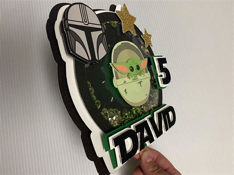 Space Alien Caketopper| Caketopper Shaker | Light up Cake Topper | Baby ...