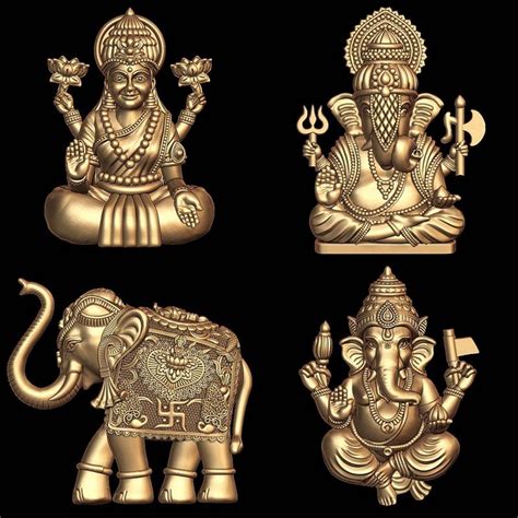 Buy 100 Piece Indian God Murti 3D Print Models Online