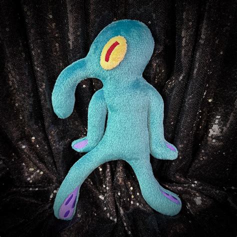Bold and Brash Squidward Painting Plush // Handmade Plushie ...