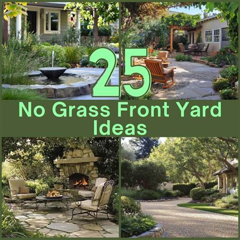 25 Creative No Grass Front Yard Ideas for Easy Maintenance | Landscape ...