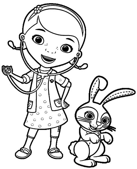 Doc Mcstuffins Cupcake Coloring Page - bellajapapu
