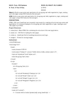 R Programming LAB r22 - lab manual - Department of Computer Science and ...