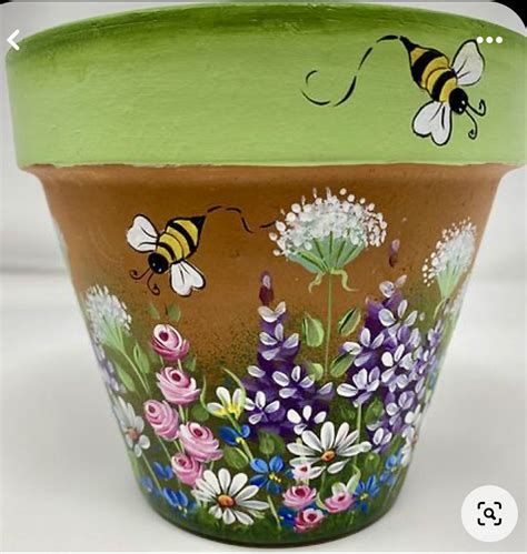 Pin by Rosemary Capozziello on Painted Pots | Decorated flower pots ...