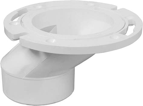Buy PlumBest C54402R 3 4-Inch PVC Offset Closet Flange with Plastic ...