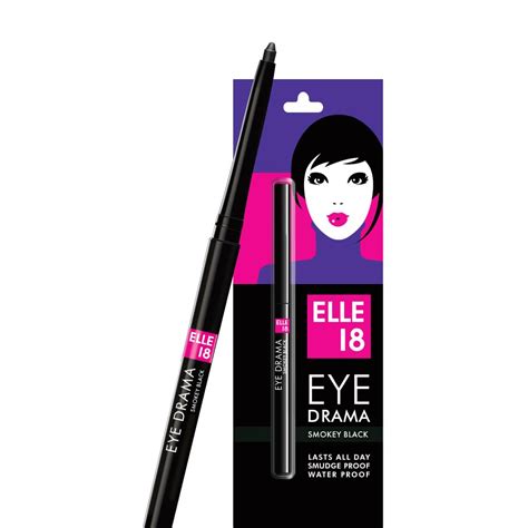 Buy Elle18 Eyedrama Kajal Smokey Black Online at Low Prices in India ...