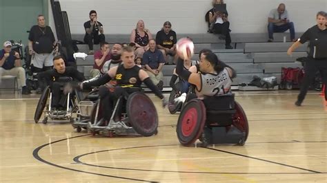 Paralympic athletes, veterans compete International Wheelchair Rugby ...