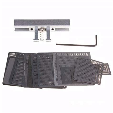 Generic 37Pcs Heat Directly Rework Stencils Template + Bga Kit Station ...