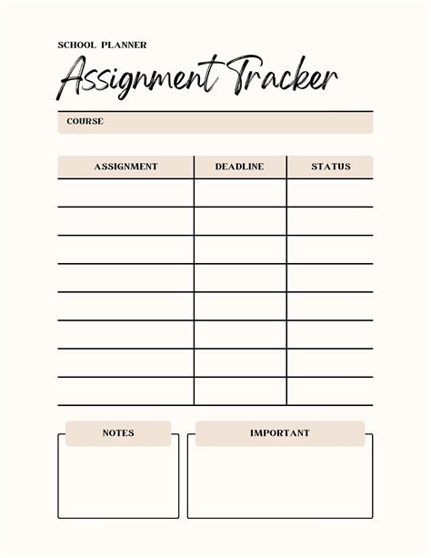 Image result for College Assignment Tracker