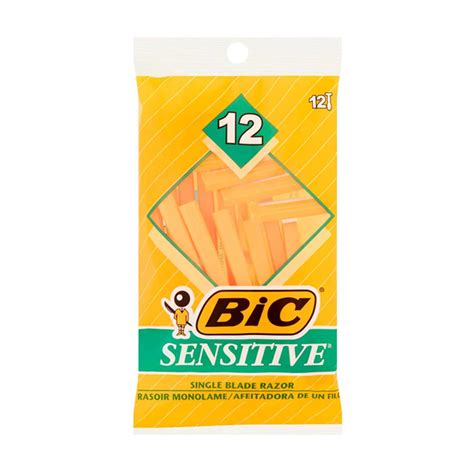 Buy BIC Sensitive Shaver Men's Disposable Razor, Single Blade ...