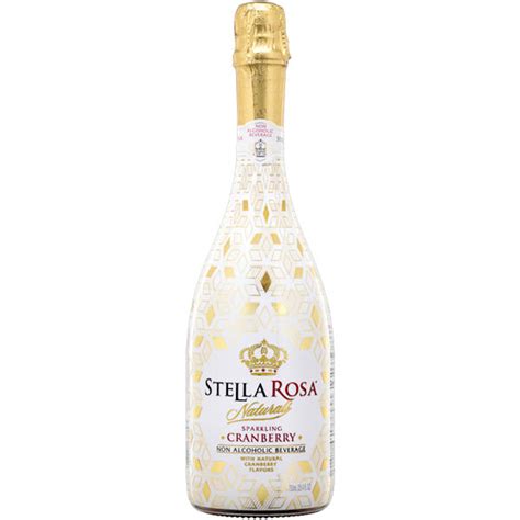 Stella Rosa Naturals Sparkling Cranberry Non-Alcoholic NV (Italy ...
