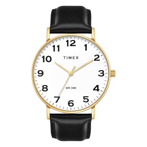 Buy TIMEX Classics Analog Watch for Man with White Round Dial & Gold ...