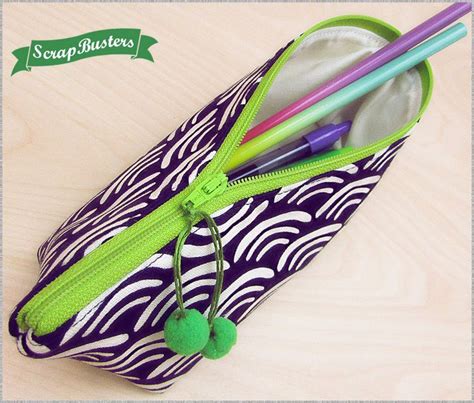 Image result for Zippered Pencil Case Pattern Triangle