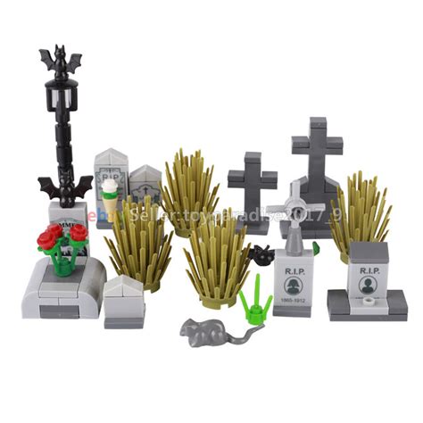 MOC City Street View Medieval Knight Castle Cemetery | Ubuy India