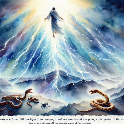 Luke 10:18-19 Artwork | Bible Art