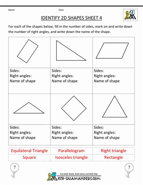 Image result for 2nd Grade Geometry