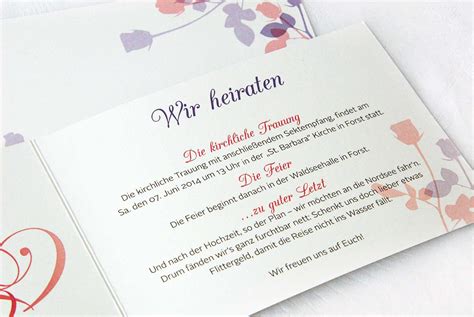 Einladung Hochzeit Text Absage