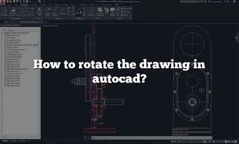 Image result for Rotate AutoCAD Drawing