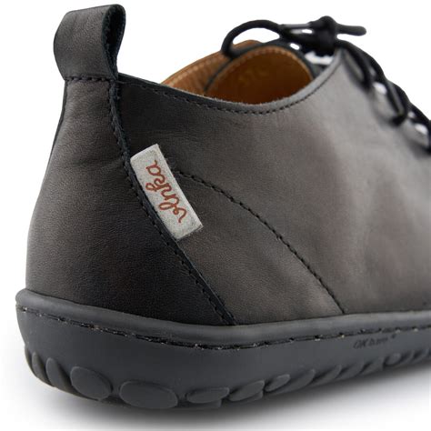 Women’s Olivie Leather Barefoot Shoes Black - Woolville.com