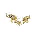 CraftVatika Metal Trunk Up Elephant Family Statue Showpiece Figurine ...