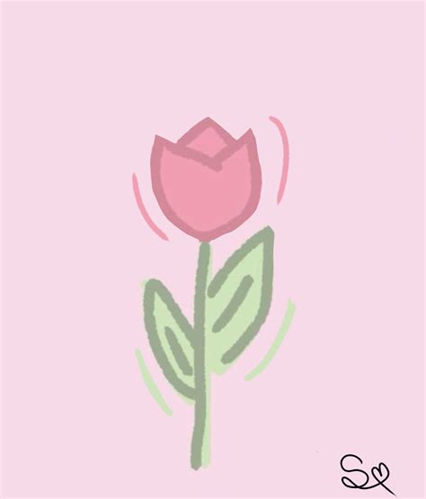 Dibujo De Flores Aesthetic Facil