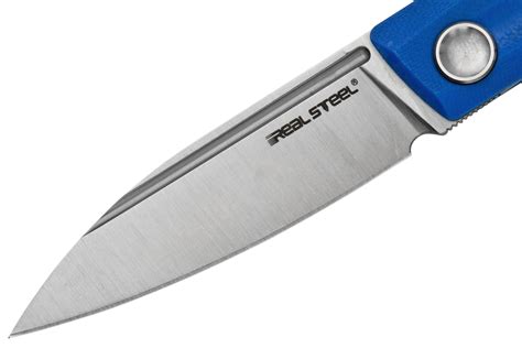 Real Steel Stella Blue G10 7059 slipjoint pocket knife, Poltergeist ...