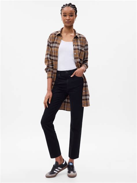 Plaid Weekend Tunic Shirt | Gap