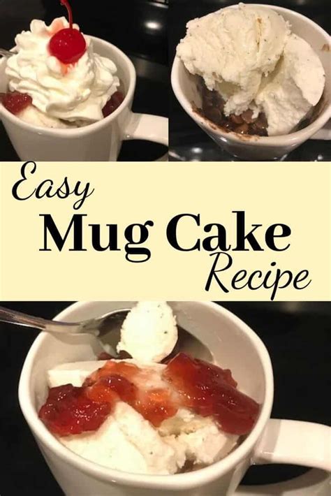 Image result for Simple Mug Cake Using Box Cake Mix