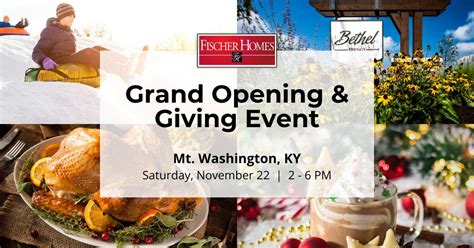 Grand Opening and Giving Event in Mt. Washington, KY, Bethel Springs by ...