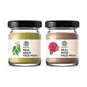 Brillare Rose Face Wash | Anti Ageing Skin | Sandalwood & Coconut Face ...