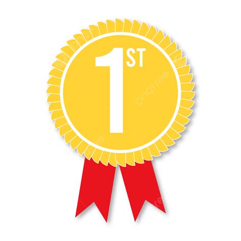 Gold Medal 1st Place Award Icon Vector Clipart, Medal Clipart, Gold ...